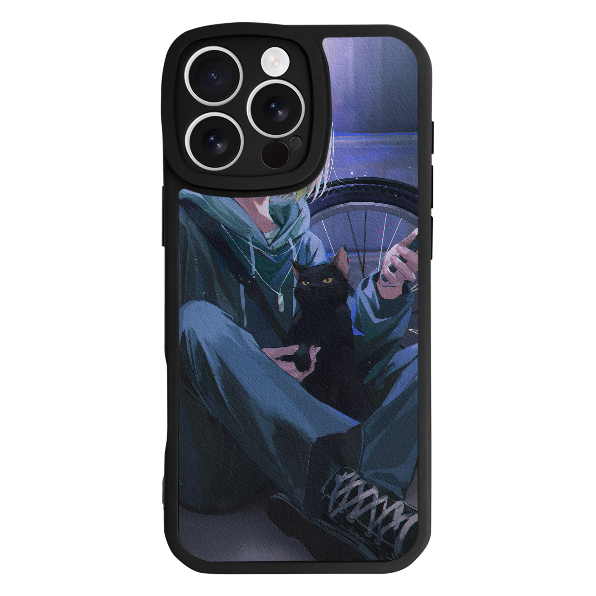 （画像用） ハイキュー!! Haikyu!! 【iPhone 16シリーズ対応】シリコンスマホケース（レザー調） 材質：シリコン